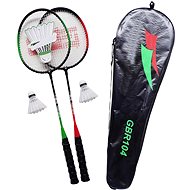 KUBIsport Badminton set Alu rackets + basket - Badminton Set