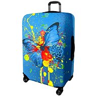 Kufryplus suitcase cover H146 Butterfly M - Luggage Cover