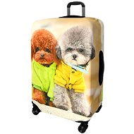 Kufryplus suitcase cover H79 Dog L - Luggage Cover