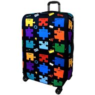 Kufryplus bőröndhuzat H51 Puzzle M - Bőröndhuzat