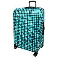 Kufryplus suitcase cover H138 Mosaic M - Luggage Cover