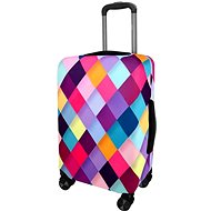 Kufryplus suitcase cover H226 Rectangles S - Luggage Cover