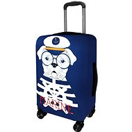 Kufryplus suitcase cover H242 Dog sailor S - Luggage Cover