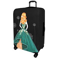 Kufryplus suitcase cover C22 Lady in a dress L - Luggage Cover