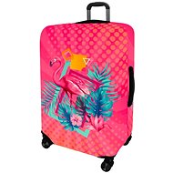Kufryplus suitcase cover H371 Flamingo M - Luggage Cover