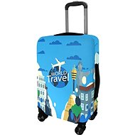 Kufryplus suitcase cover H118 World Travel S - Luggage Cover