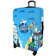 Kufryplus suitcase cover H118 World Travel M - Luggage Cover