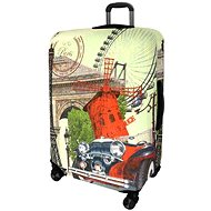 Kufryplus suitcase cover H73 Paris L - Luggage Cover