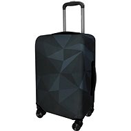 Kufryplus.cz suitcase cover H145 black and grey S - Luggage Cover