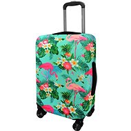 Kufryplus suitcase cover H194 Flamingos S - Luggage Cover