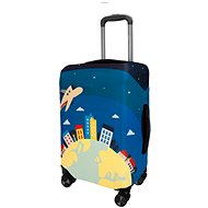 Kufryplus suitcase cover H33 Airplane S - Luggage Cover