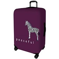 Kufryplus suitcase cover H387 Zebra M - Luggage Cover