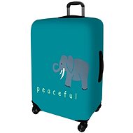 Kufryplus suitcase cover H388 Elephant L - Luggage Cover