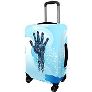 Kufryplus suitcase cover H95 Robotic hand S - Luggage Cover
