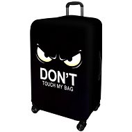 Kufryplus suitcase cover H542 Angry eyes L - Luggage Cover