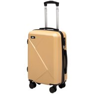 ROWEX Cabin hand luggage with TSA lock, envelope champagne - Suitcase