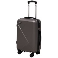 ROWEX Cabin hand luggage with TSA lock, envelope grey - Suitcase