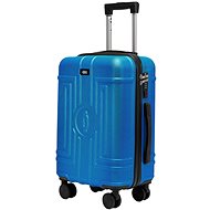 ROWEX Cabin hand luggage with TSA lock, casolver, blue - Suitcase