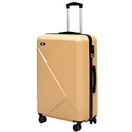 ROWEX Large family travel case with TSA lock, envelope champagne - Suitcase