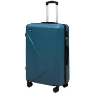 ROWEX Large family travel case with TSA lock, envelope dark green - Suitcase