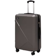 ROWEX Large family travel case with TSA lock, envelope grey - Suitcase