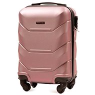 Wings suitcase Peacock 18" rose gold, deck 28 l - Suitcase