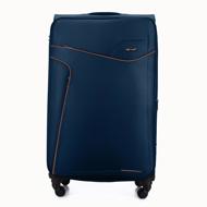 SOLIER STL1651 dark blue-brown soft L - Suitcase