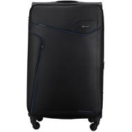 SOLIER STL1651 black and blue soft M - Suitcase