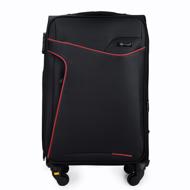 SOLIER STL1651 black-red soft M - Suitcase