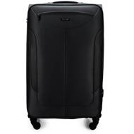 SOLIER STL1801 black soft M - Suitcase