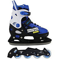 KUBIsport Stretch skates with interchangeable chassis 2 in 1, XS (29 - 32) - Ice Skates