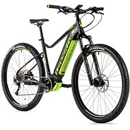 Leader Fox Altar 29", Matte Black/Green - Electric Bike
