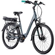 Leader Fox Lotus 26" Matte Grey/Light Green 16.5" Size S - Electric Bike