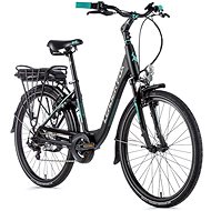 Leader Fox Latona 26", Matte Black/Light Green, 18", size M - Electric Bike