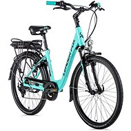 Leader Fox Latona 26", Matte Black/Light Green - Electric Bike