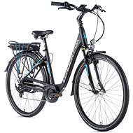 Leader Fox Park City 28", Matte Black/Blue, 16.5", size S - Electric Bike