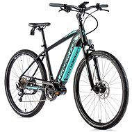 Leader Fox Exeter, Matte Black/Light Green, 19", size M - Electric Bike