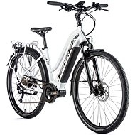Leader Fox Denver women's white matt / black 16.5 "size S - Electric Bike
