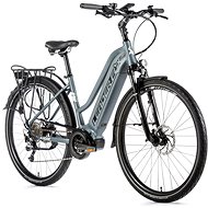Leader Fox Lucas 28", Women's, Matte Grey/White - Electric Bike