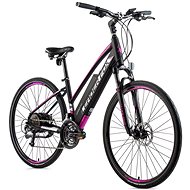 Leader Fox Venosa 28 "matt black / purple - Electric Bike