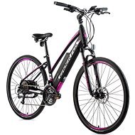Leaderfox Venosa 28" matt fekete/lila 20" - L-es méret - Elektromos kerékpár