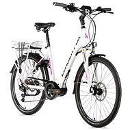 Leader Fox Vivalo white matt / purple 18 "size M - Electric Bike