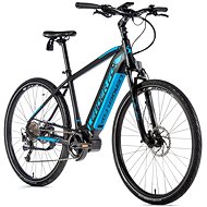 Leader Fox Bend 28 "black matt / blue 19" size L - Electric Bike