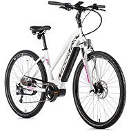 Leader Fox Bend 28 &quot;white matt / pink - Electric Bike