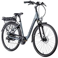 Leader Fox Inductor 28", Matte Grey/Black, 16.5", size S - Electric Bike