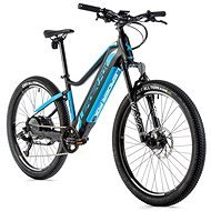 Leader Fox Arimo 26“ Matte Black/Blue 17.5“ - Electric Bike