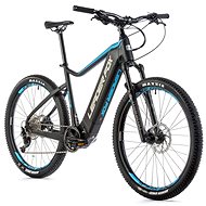 Leader Fox Kent 27.5“ Matte Black/Blue 19.5“ - Electric Bike