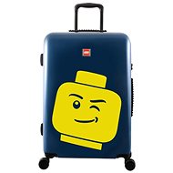 LEGO Luggage ColourBox Minifigure Head 24", blue - Suitcase