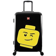 LEGO Luggage ColourBox Minifigure Head 24" – Čierny - Cestovný kufor