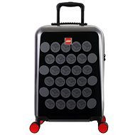 LEGO Luggage ColourBox Brick Dots 20 – Čierny/Sivý - Cestovný kufor